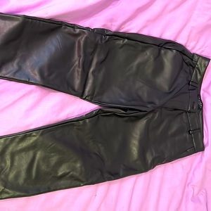 Black Leather Pants